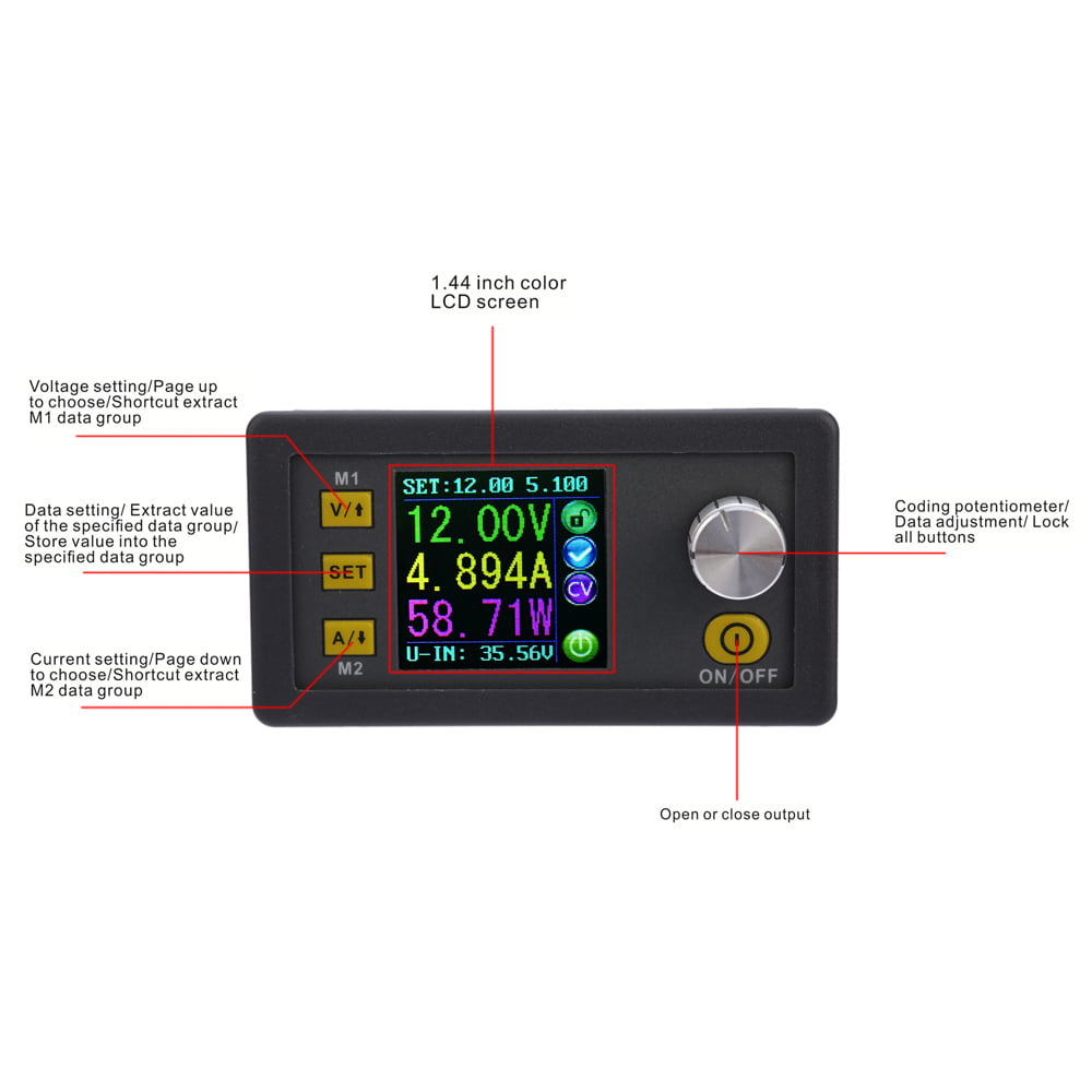 Details about   DPS3003 LCD Constant Voltage volt current Step-down Programmable control Supply 