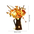 thumbnail image 3 of Decorative Fall Floral Arrangements, Artificial Silk Flower Bouquets in Vase for Autumn Harvest Halloween Thanksgiving Table Ornament, 3 of 6