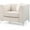 Ivory, variant on Maklaine Contemporary Soft Velvet Micro Suede Chair in Gray Finish