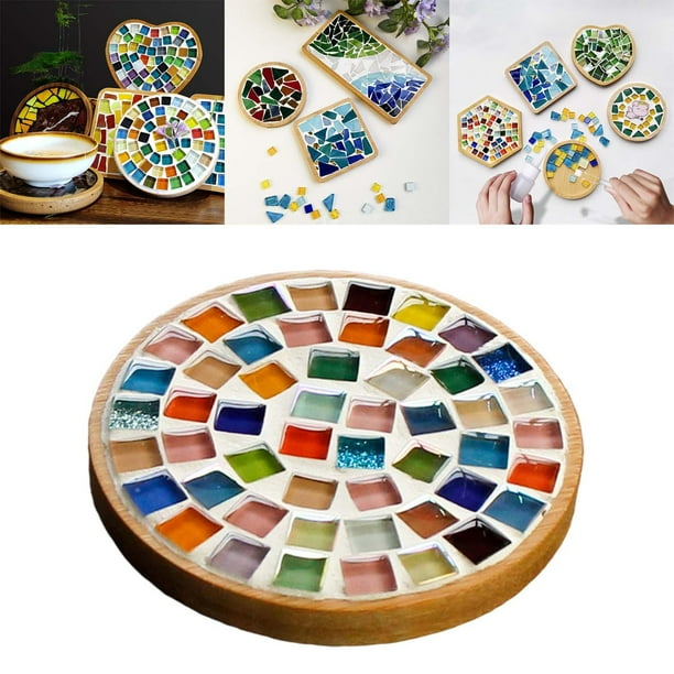 Mosaic Coasters DIY DIY Mosaic Coaster Handmade Material