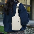 thumbnail image 1 of Mochila de mensajero al aire libre impermeable, hombro ajustable, poliéster, beige, 1 of 7
