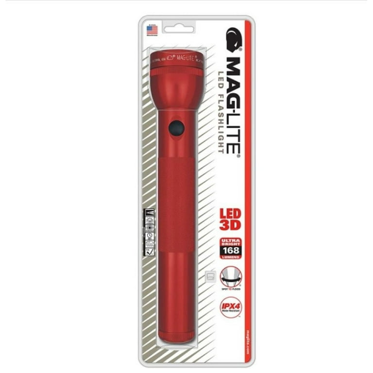 MAG LITE(3DCELL） Maglite 3D-Cell Flashlight ML300L-I3JA6 - The Home Depot