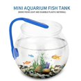 thumbnail image 2 of Round Aquarium Clear Table Top Fish Bowl Unbreakable Ornament Holder, 2 of 4