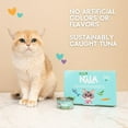 thumbnail image 5 of LOVE, NALA - Natural Adult Cat Wet Food - FLAKED Tuna with Carrot & Green Pea in Broth - Grain Free, Non-GMO, Lean Protein, Digestive Fiber Blend, Added Minerals & Vitamins - 12 Pack, 2.4 lbs., 5 of 9