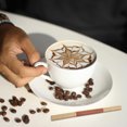 thumbnail image 4 of Dayesque Stainless Art Pen Decorative Latte Drawing Needle With Wood Handle For Cappuccino Accessories Latte Pen, 4 of 9