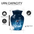 thumbnail image 3 of Yatskia Ice Hockey Girl Small Urns for Human Ashes Keepsake Adult Mother and Father, Mini Memorial Keepsake Urn for Ashes Adult Male, (Classic Pack of 4, 3 Inch), 3 of 8