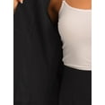 thumbnail image 5 of INSPIRE CHIC Women's Skirt Sets Collarless Suit Blazer and Pencil Skirts 2 Piece Chic Outfits 3XL Black, 5 of 6