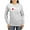 Ash Gray, variant on CafePress - I Love You [Bulgarian] Women's Long Sleeve T Shi - Women's Long Sleeve Graphic Casual T-Shirt