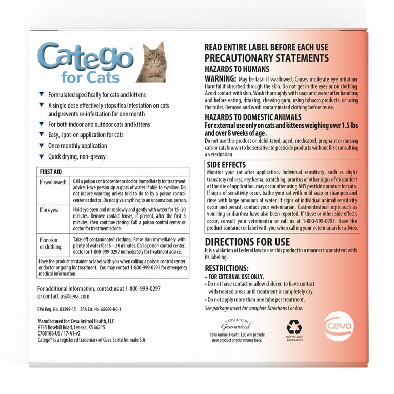 Catego flea treatment sales