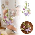 thumbnail image 1 of TIELUTT Easter Purple Floral Picks for Home Party Wisteria Flowers Christmas Flowers Winter Flower Picks Coral Roses Flowers Wedding Decorations for Reception inside, 1 of 7