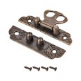 thumbnail image 5 of Unique Bargains Wood Case Box Hasp 47x23mm Zinc Alloy Latches w Screws, 5Pcs, 5 of 5