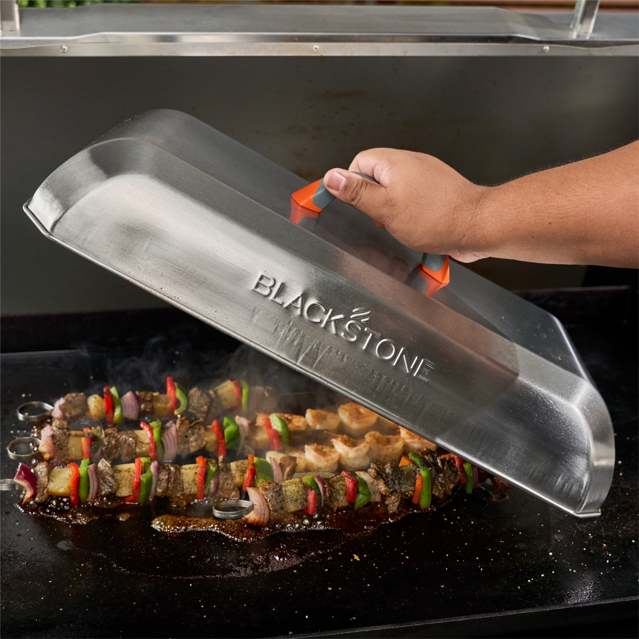 Blackstone XL Pro Series Stainless Steel Rectangle Basting Cover