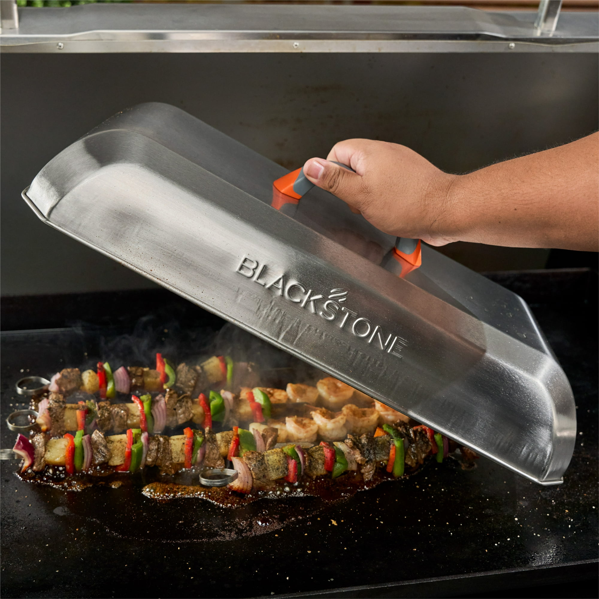 Blackstone XL Pro Series Stainless Steel Rectangle Basting Cover