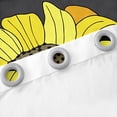 thumbnail image 5 of Milk Cow Print Curtains & Drapes,Grey Black and White Cow Spots Blackout Curtains,Yellow Sunflowers Rustic Flowers Window Curtains,Farmhouse Wild Animal Skin Window Treatments, 5 of 6
