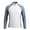 White, variant on hoksml Men's Cotton Spandex Blend Color Block Raglan Long Sleeve Zip Neck Top, Half Zip Stand Collar Casual Athletic Daily Shirt