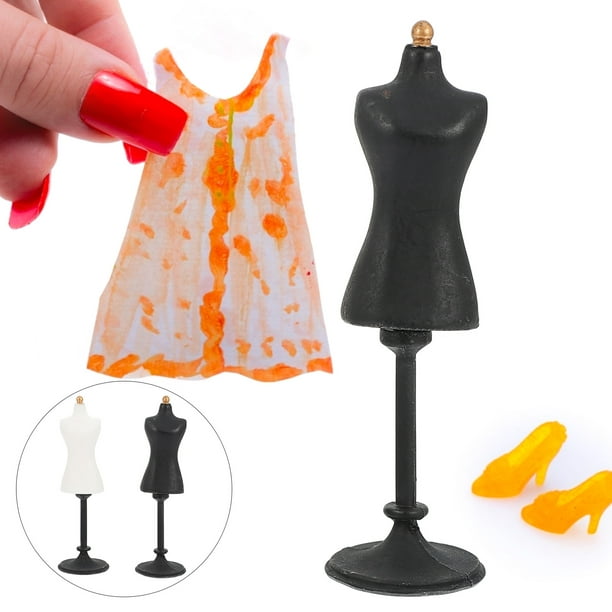 Gymax Female Mannequin Egghead Plastic Full Body Dress Form Display 
