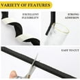thumbnail image 3 of Air Conditioner Window Seal 1"x1", High-Resilience Thick Foam AC Weather Stripping, Noise-Reducing and Air-Leak-Proof Adhesive Seal Kit for AC Units (6.5Ft x 2 Rolls, Black), 3 of 7