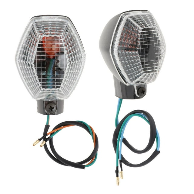 Luces LED intermitentes delanteras Macarena para motocicletas Suzuki DL 650 2004 Transparente