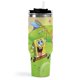 thumbnail image 3 of SpongeBob Vaso aislado de acero inoxidable con asa, diseño temático, regalo para familia, amigos y fans; incluye pajita y encaja en el portavasos estándar, 40 oz, 3 of 6