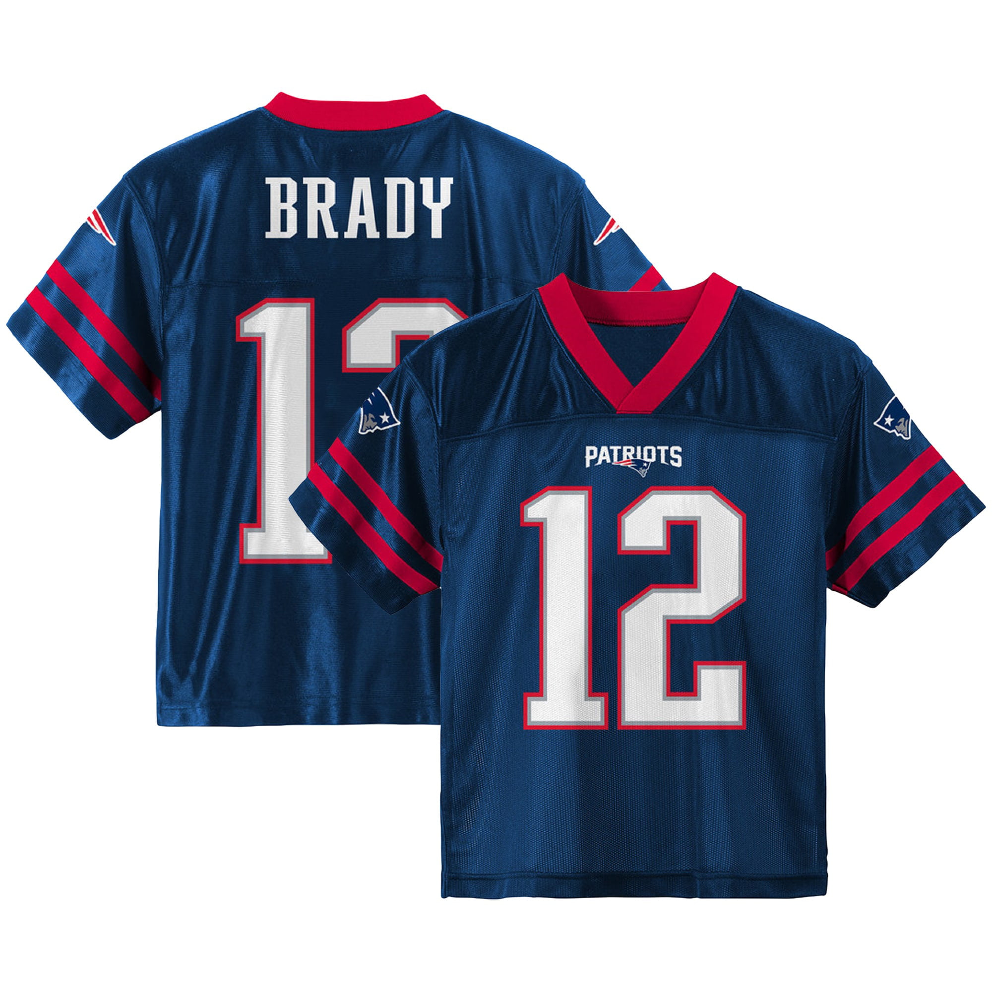 Youth Tom Brady Navy New England Patriots Team Color Jersey - Walmart.com