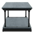 thumbnail image 3 of Furniture of America Drewden Wood 1-Shelf Coffee Table in Antique Blue, 3 of 6