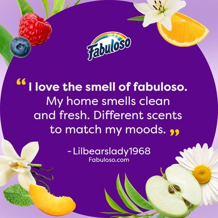 FABULOSO 2X MULTI-PURPOSE CLEANER BLEACH ALTERNATIVE, SPRING FRESH SCENT, 56 FL OZ