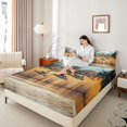 thumbnail image 4 of Castle Fairy Boys Girls Mallard Duck Queen Sheet Sets,River House Bed Set, 4 of 7