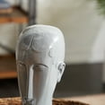 thumbnail image 6 of DecMode Stoneware Eclectic Man Sculpture, Gray, 6 of 10