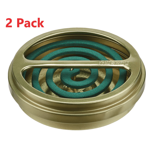 Muskol Spirales Anti-Moustiques et Support Combo, Lot de 2