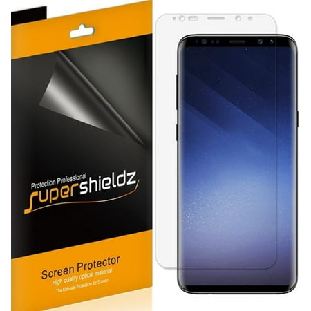 [2-Pack] Supershieldz for Samsung Galaxy S9 Screen Protector, [Full Screen Coverage] Anti-Bubble High Definition (HD) Clear