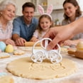 thumbnail image 4 of HaoXun Easter Kitchen Shape Cutting Molds Embossing Tools - Plastic Baking Cookie Press Stamps with Various Designs for Easter Holiday Baking Decorations, 4 of 6