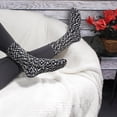 thumbnail image 6 of BambooMN Women's Vintage Chenille Knit Socks - Black - Extra Large - 4 Pairs, 6 of 8