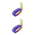 thumbnail image 4 of Transemion Anti Slip Racket Roll Tennis Handle Grip Wrap Tape Purple 110x2.5x0.2CM 2Set, 4 of 6