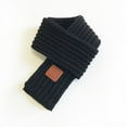 thumbnail image 4 of Bufanda de punto para hombres y mujeres, linda bufanda de moda de color sólido, sencilla, para otoño e invierno, para bebés, 4 of 5