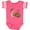 Football Pink and White, variant on Cute and Cuddly Ball Python Snake Boys or Girls Baby Bodysuit