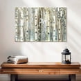 thumbnail image 2 of Elephant Stock Birch Wood Meadow Wall Art - Horizontal Canvas Wall Art - Living Room Wall Decor - Abstract Canvas - Beige And White Decor By Susan Jill - 24" x 16", 2 of 8