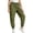 Army Green, variant on School Uniform Pants for Boys Elastic Waist Cargo Joggers Lightweight Baggy Pants Workout Trousers with Pockets