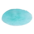 thumbnail image 1 of NUZYZ 30/35/40/45cm Round Plain Fluffy Rug Pad Carpet Bedroom Mat Cover Home Decor, 1 of 8