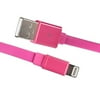 Refurbished Blackweb BWA16WI003 Sync and Charge Cable with Lightning connector, Pink, 4 Feet