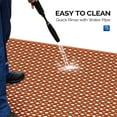 thumbnail image 6 of Zimtown 60"x36" Rubber Mat, Anti-Fatigue & Non-Slip for Restaurant, Kitchen, Bar, Bathroom, Garage, Garden, Outdoor Indoor, Red, 6 of 10