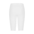 thumbnail image 3 of Ixbnca Plus Size Capri Leggings for Women Biker Stretchy Casual Knee-Length Short Pants Solid Color Yoga Shorts, 3 of 5