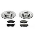 thumbnail image 3 of PowerStop Front Z23 Evolution Sport Carbon-Fiber Ceramic Brake Pad and Drilled & Slotted Rotor Kit Fits: INFINITI NISSAN Select Models K749, 3 of 10