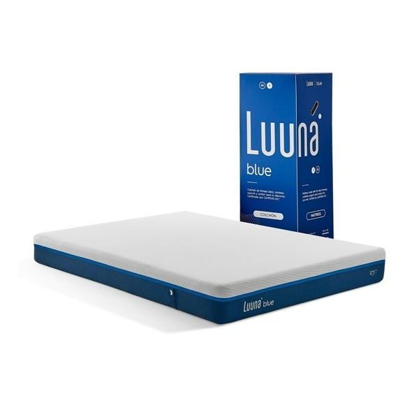 Colchón en Caja Luuna Blue High Support Memory Foam Tamaño Queen Size 190x150cm