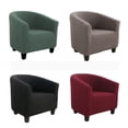 thumbnail image 2 of Housses de Canapé Extensibles Protecteur de Meubles Résistant Polyester Doux Noir, 2 of 8