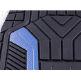 thumbnail image 5 of Auto Drive 4Piece Rubber Car Floor Mats Carbon Fiber Blue - Universal Fit, 22WM69-2, 5 of 9