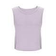 thumbnail image 4 of cocolona Womens Summer Workout Tank Tops Crew Neck Sleeveless Gym Running Yoga Sports Shirts S-2XL, 4 of 6