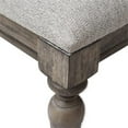 thumbnail image 4 of Highland Park Driftwood Gray Wood Vanity Bench, 4 of 4