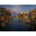 thumbnail image 2 of Sviridov, Sergei 24x19 Black Ornate Wood Framed with Double Matting Museum Art Print Titled - Venice Memories VI, 2 of 4