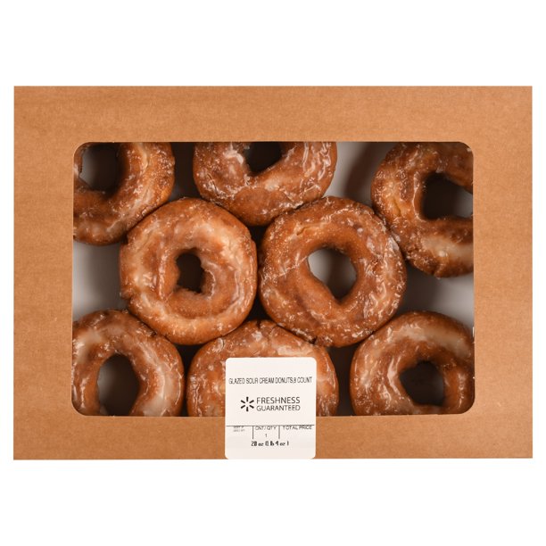 Freshness Guaranteed Glazed Sour Cream Donuts 20 Oz 8 Count Walmart Com Freshness Guaranteed Glazed Sour Cream Donuts 20 Oz 8 Count Walmart Com