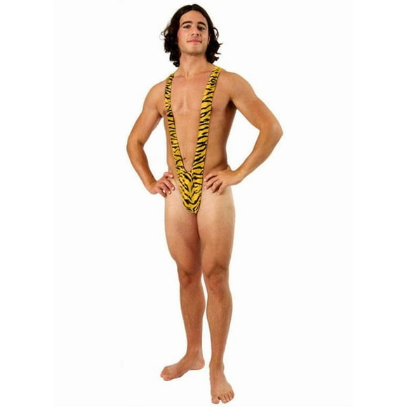 Tanga con estampado de tigre Borat Mankini Costumes de Costume Orion